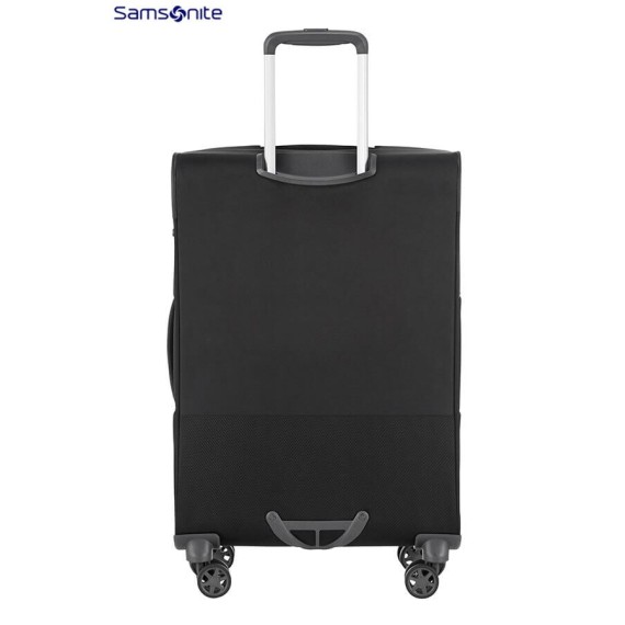 SAMSONITE Mala de Viagem / Trolley Médio 66cm 4R Exp. POPSODA Preta | Ref. 92CT400409