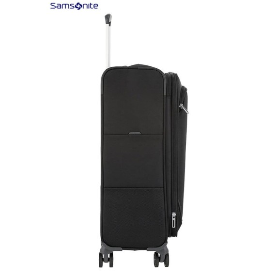 SAMSONITE Mala de Viagem / Trolley Médio 66cm 4R Exp. POPSODA Preta | Ref. 92CT400409