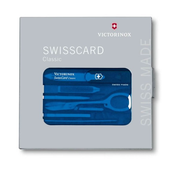 Swiss Card Classic Victorinox Azul Translúcido | Ref. 320.07122.T2