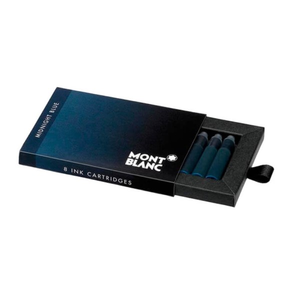 Pack 8 Cartuchos de Tinta Montblanc Midnight Blue | Ref. 238.105195