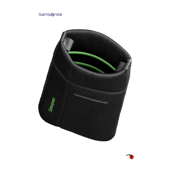 Samsonite Bolsa para Telemóvel L AIRGLOW MOBILE Preta/Verde | Ref. 92P1000319