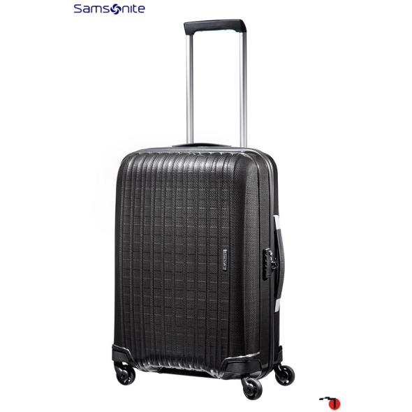 Samsonite Mala/Trolley de Viagem Médio 69cm 4 Rodas 6Spinner CHRONOLITE  Preto - Ref. 9240U00209