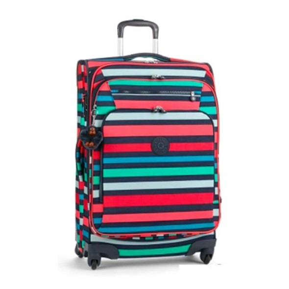 Mala de Trolley Grande 78cm 4 Rodas EXP Kipling YOURI Spicy Stripes | Ref. 187.K1531821M