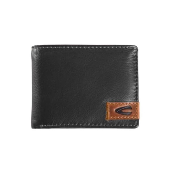 Camel Active Carteira Horizontal com Porta-Moedas CALIFORNIA Preta | Ref. 9112870260