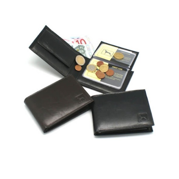 Doggy Carteira Porta-Notas com Porta-Moedas Castanha | Ref. 86.163C