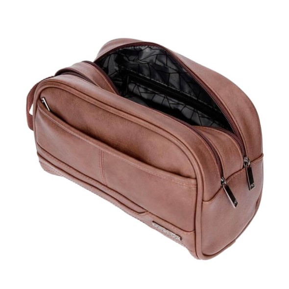 Necessaire Adaptável a Trolley Movom TEXAS Castanho | Ref. 186.5364462