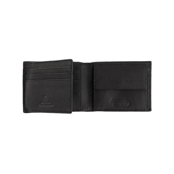 Camel Active Carteira Tradicional Horizontal com Porta Moedas NIAGARA Preta | Ref. 9125370360