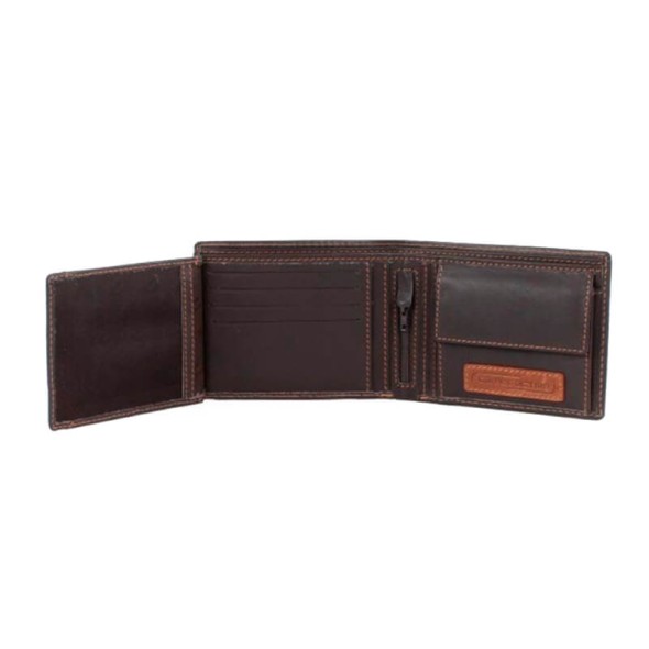 Camel Active Carteira Porta-Notas Horizontal com Porta-Moedas CALIFORNIA Castanho | Ref. 9112870420