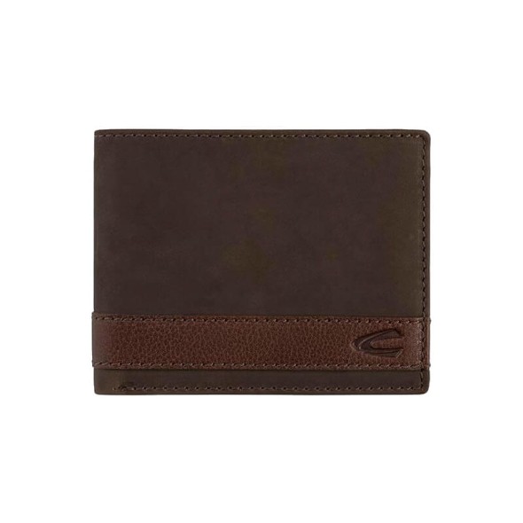 Camel Active Carteira Porta-Notas Horizontal com Porta-Moedas TAIPEH Castanha | Ref. 9127470429