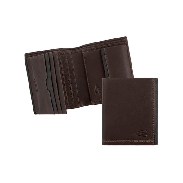 Camel Active Carteira Porta-Notas Tradicional ao Alto com Porta-Moedas OSAKA Castanha | Ref. 9126970429