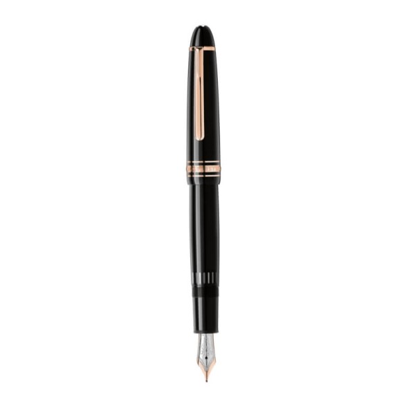 Caneta-tinteiro Montblanc MEISTERISTÜCK Red Gold LeGrand (F) Preta | Ref. 238.112669