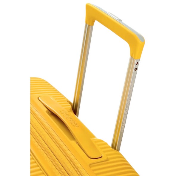 American Tourister Mala de Viagem / Trolley Médio 67cm EXP SOUNDBOX Golden Yellow | Ref. 9232G00206