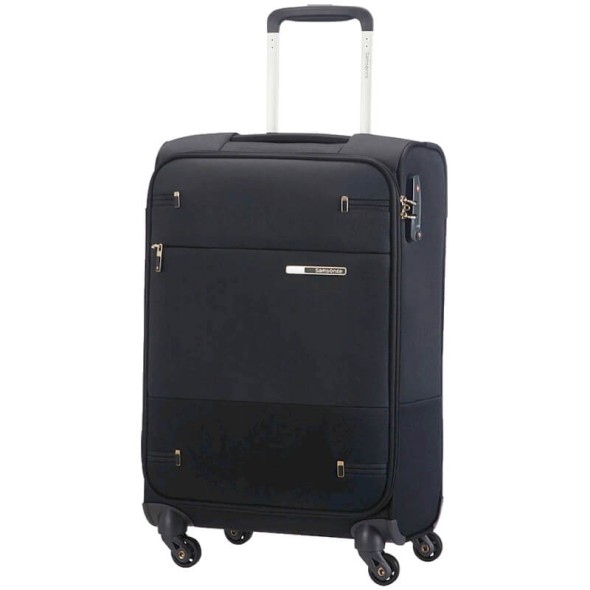 Samsonite Mala/Trolley de Viagem Cabine 4 Rodas Spinner 55cm BASE BOOST Preto | Ref. 9238N00609