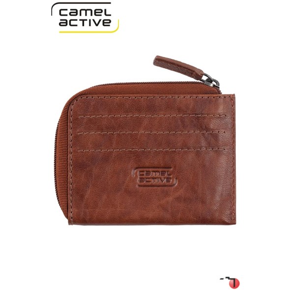 Camel Active Porta-Cartões com fecho PANAMA Conhaque | Ref. 9125070622