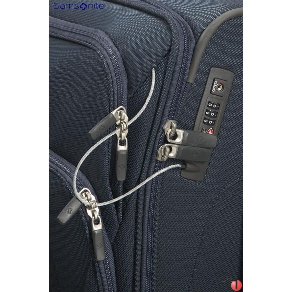 Samsonite Mala/Trolley de Cabine 55cm 2 Rodas Exp. Length SPARK SNG Azul | Ref. 9265N00101