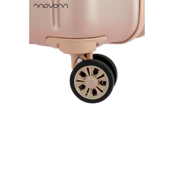 Mala/Trolley de Cabine 55cm 4 Rodas Spinner Movom WOOD Champanhe | Ref. 186.5319465A