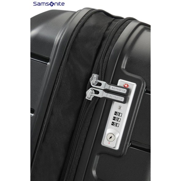 Samsonite Mala/Trolley de Viagem Grande 75cm 4 Rodas Expansível FLUX  Black - Ref. 92CB000309