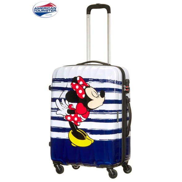 American Tourister Mala de Viagem / Trolley Médio 65cm 4R DISNEY LEGENDS Minnie Kiss | Ref. 9219C00712