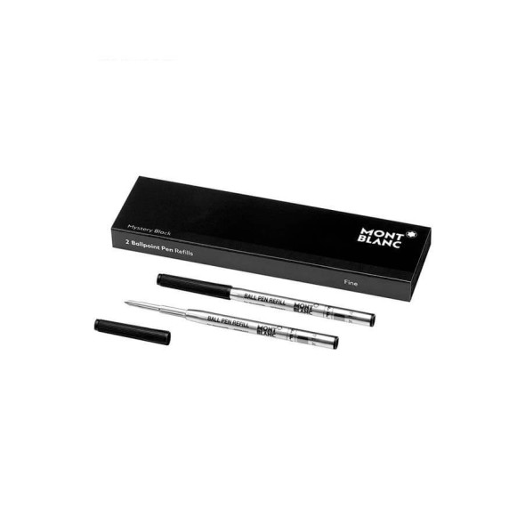 Pack 2 Recargas Montblanc Ballpoint Pen (F) Mystery Black | Ref. 238.116189