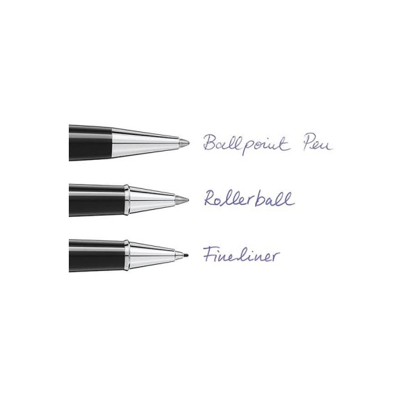 Pack 2 Recargas Montblanc Fineliner (M) Mystery Black | Ref. 238.110149