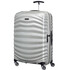 Samsonite Mala/Trolley de Viagem Médio 69cm 4 Rodas Spinner LITE-SHOCK Prata - Ref. X9298V00225