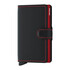 Secrid MINIWALLET Matte Black & Red | Ref. 297.MM-P-R