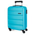 Mala de Cabine / Trolley 55cm 4 Rodas ROLL ROAD Flex Azul Turquesa | Ref. 186.584946AA