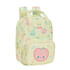 Mochila Pré-Escolar 28cm c/ Pegas Safta FRUTA Amarela | Ref. 248.612186765