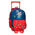 Mochila Pré-Escolar Adapt 28cm c/ Carro Mickey ON THE MOON Azul | Ref. 186.22621T1