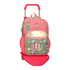 Mochila Escolar Adapt. 38cm c/ Carro Enso NATURE Rosa | Ref. 186.92822T2