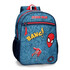 Mochila Pré-Escolar Adap. 33cm Spiderman DENIM Azul | Ref. 186.46122D1
