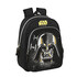 Mochila Infantil Adap. 33cm Star Wars FIGHTER Preta | Ref. 248.612201524