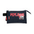 Estojo Escolar Triplo Pepe Jeans DIKRAN Azul Marinho | Ref. 186.6554321