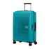 American Tourister Mala de Viagem / Trolley Médio 67cm 4R Exp. AEROSTEP Turquesa | Ref. 92MD800221