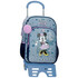 Mochila Escolar Adap. 40cm c/ Carro Minnie STYLE Azul Ganga | Ref. 186.49823T1