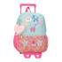 Mochila Pré-Escolar Adap. 32cm c/ Carro Enso BALLOONS Turquesa | Ref. 186.95523T1