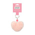 Porta-Chaves Enso Pompom Coração Rosa | Ref. 186.96102A6