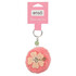 Porta-Chaves Enso Pompom Flor Rosa | Ref. 186.96102A5