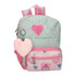 Mochila Pré-Escolar Adap. 28Cm Enso LOVE ICE CREAM Rosa | Ref. 186.95622D1
