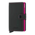 Secrid MINIWALLET Matte Black & Fuchsia | Ref. 297.MM-BF