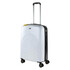 Mala de Viagem / Trolley Médio 68cm 4 Rodas Smiley Originals Branco/Preto | Ref. 237.18016003