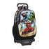 Mochila Escolar Adap. 44Cm 2C c/ Carro AVENGERS Forever Preta | Ref. 248.612384313