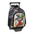 Mochila Infantil Adap. 33Cm c/ Carro AVENGERS Forever Preta | Ref. 248.612384020