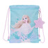 Mochila Saco Júnior 34Cm FROZEN II Hello Spring Azul Turquesa | Ref. 248.612373855