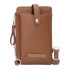 Bolsa Tiracolo Porta Telemóvel PEPE JEANS Elia Castanha | Ref. 186.7945032