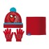Conjunto de Gola, Gorro e Luvas Bebé 44/46 SPIDER-MAN Vermelho | Ref. 248.SM14781