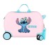 Mala de Viagem Infantil ABS 4R Easyjet STITCH In the Word Rosa | Ref. 186.2091041