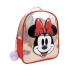 Mochila Infantil 23cm MINNIE 2100005678 Vermelho/Dourado | Ref. 299.2100005678