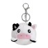 Porta-Chaves Peluche iTOTAL Animals Vaca Branco | Ref. 343.XL2491