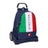 Mochila Escolar 44Cm c/ Carro Evolution BENETTON Flag Azul Marinho | Ref. 248.612506860